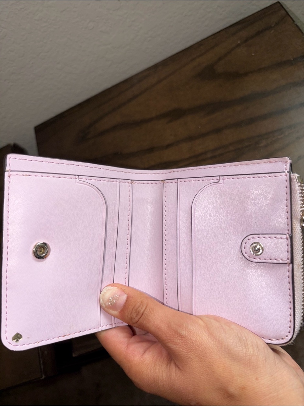 kate spade Pink Parrot Zip-Around Wallet - Picture 6 of 7